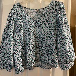 A New Day Floral Blouse XXL